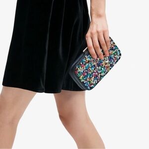 KATE SPADE TONIGHT SEQUINS EMBELLISHED FLUTCH CROSSBODY